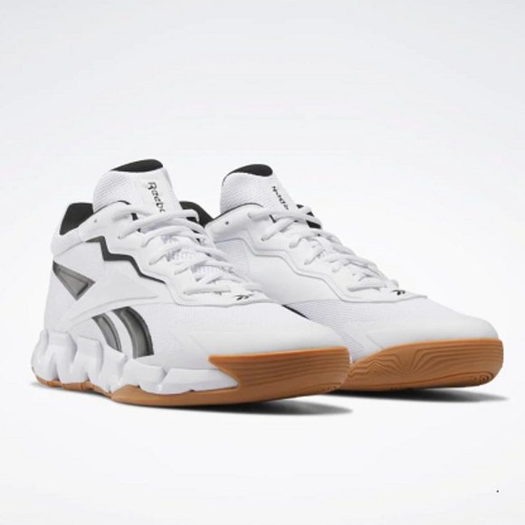 Reebok Men's White Black Zig Encore Sneakers Size 7 us GW2231 - Picture 1 of 3